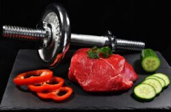 meat, dumbbell, cucumber-3183070.jpg